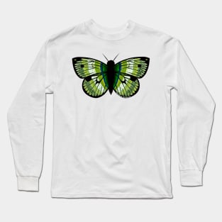 Green Butterfly Long Sleeve T-Shirt